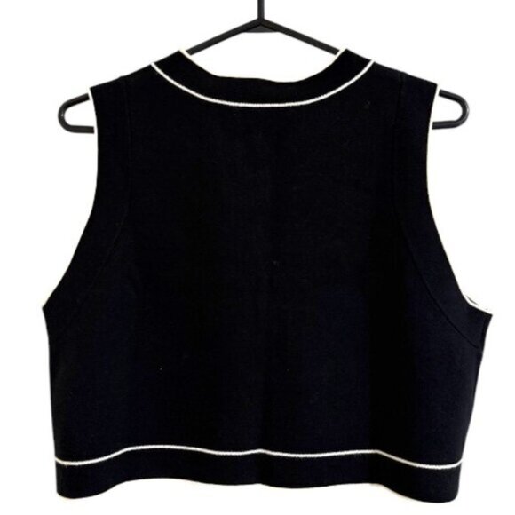 Oak + Fort Button Up Sweater Vest - Picture 5 of 7